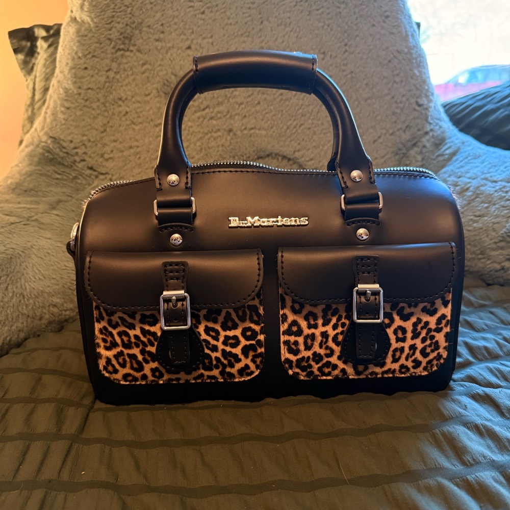 Dr. Martens Leopard Top Handle Satchel